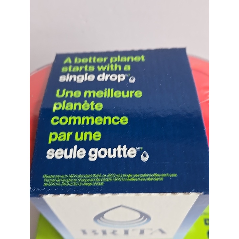 NEW Brita Elite 6-Cup Red Water Pitcher 1 Pack Clean Filter Smart Filter Alert - Picture 3 of 16